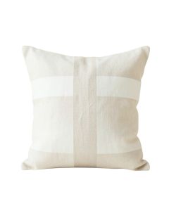 Reed Crest Filled Accent Pillow - Ivory