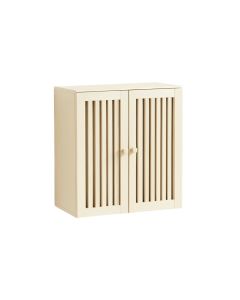 Ash Brook Wall-Mounted Laundry Cabinet - Ivory (synthetic illustration; no displayed measurements)