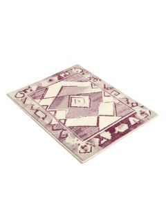 Garney Geometric Ivory/Plum Area Rug (synthetic illustration; no displayed measurements)