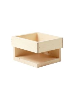 Vale Bluff Empty Raised Planter - Ivory
