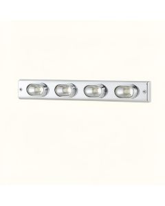 4-Light Dimmable Polished Chrome Vanity Light (synthetic illustration; no displayed measurements)