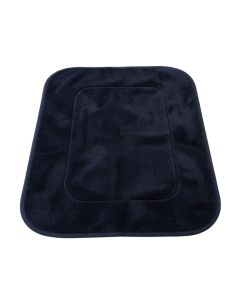 Cedar Crossing Bath Mat - Navy (synthetic illustration; no displayed measurements)