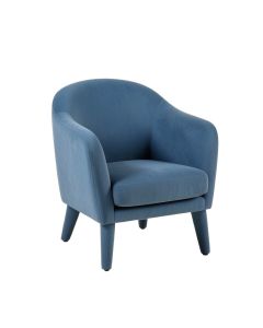 Brook Bluff Upholstered Armchair - Blue (synthetic illustration; no displayed measurements)