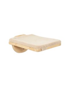 Lake Bend Wall-Mounted Cat Perch - Beige