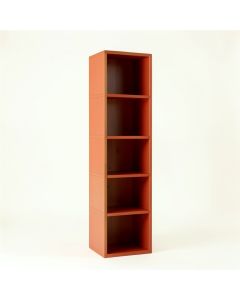 Reed Crossing Narrow Cubby Tower - Terracotta (synthetic illustration; no displayed measurements)