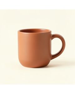 Reed Crossing Ceramic Mug - Terracotta (synthetic illustration; no displayed measurements)
