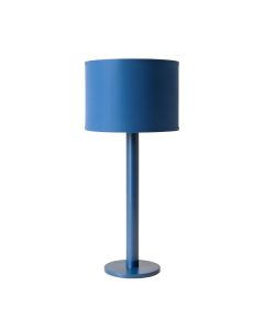 Dawn Crest Floor Lamp With A Plain Fabric Shade - Blue (synthetic illustration; no displayed measurements)
