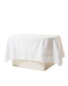 Reed Crest Flat Bed Sheet - White