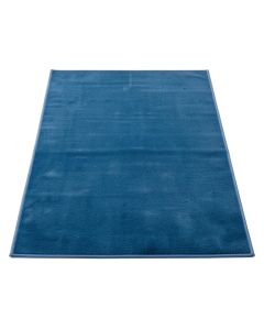 Hussain Wool Blue Area Rug