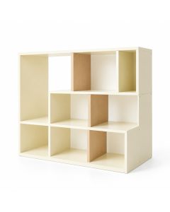 Reed Field Desktop Shelving Unit - Cream