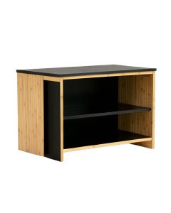 Dune Bend Empty Countertop Canister Rack - Black (synthetic illustration; no displayed measurements)