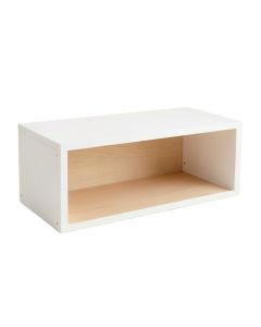 Ash Bluff Shoe Storage Bench - White