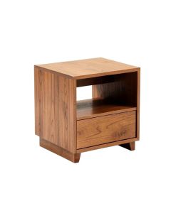 Kinsella Solid Wood End Table With Storage (synthetic illustration; no displayed measurements)