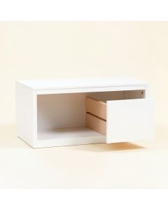Briar Bridge Shoe Storage Bench - White (synthetic illustration; no displayed measurements)