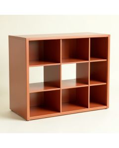 Cove Crest Desktop Shelving Unit - Terracotta (synthetic illustration; no displayed measurements)