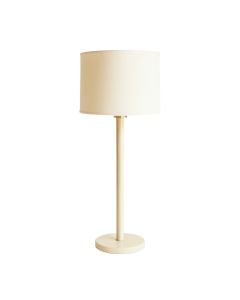 Elm Crossing Floor Lamp With A Plain Fabric Shade - Ivory (synthetic illustration; no displayed measurements)