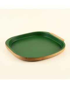 Pine Crossing Serving Tray - Green (synthetic illustration; no displayed measurements)