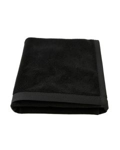 Ash Crossing Bath Towel - Black (synthetic illustration; no displayed measurements)