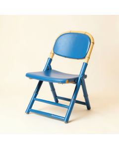 Summit Brook Folding Outdoor Chair - Blue (synthetic illustration; no displayed measurements)