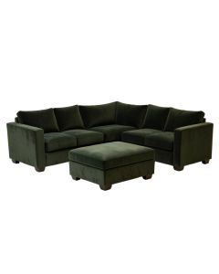 Dawnelle 120 '' Wide Symmetrical Modular Sectional With Ottoman