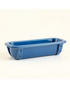 Holly Bridge Empty Railing Planter With Integral Brackets - Blue (synthetic illustration; no displayed measurements)