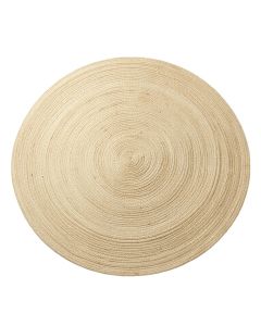 Heath Branch Round Area Rug - Beige (synthetic illustration; no displayed measurements)