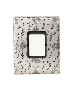Lips Singing Music Notes 1-Gang Toggle Light Switch Wall Plate (synthetic illustration; no displayed measurements)