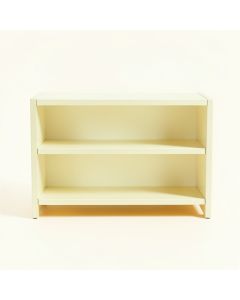 Spruce Bend Low Bookcase - Ivory (synthetic illustration; no displayed measurements)