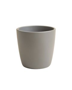 Happy Planter Planter , 14 '' X 14 '' X 13.6 '' , Continental Gray