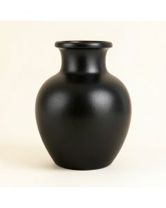 Laurel Bend Empty Decorative Vase - Black (synthetic illustration; no displayed measurements)