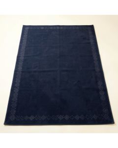 Rowan Crest Rectangular Area Rug - Navy (synthetic illustration; no displayed measurements)