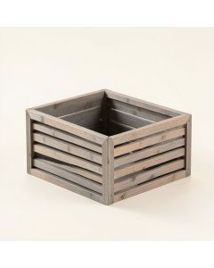 Pine Falls Empty Furniture-Style Litter Enclosure - Gray (synthetic illustration; no displayed measurements)