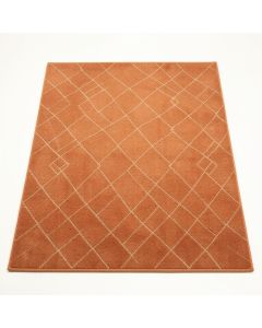 Brook Branch Rectangular Area Rug - Terracotta (synthetic illustration; no displayed measurements)