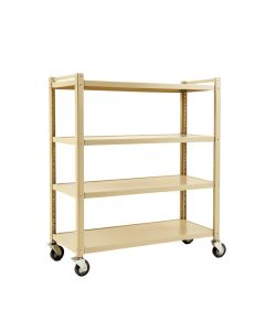 Stone Bend Empty Rolling Workshop Cart - Beige