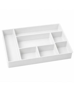 Vale Bend Empty Pantry Drawer Organizer Insert - White