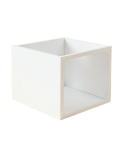 Holly Canyon Empty Furniture-Style Litter Enclosure - White (synthetic illustration; no displayed measurements)