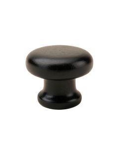 Reed Bridge Cabinet Knob Without Packaging - Black (synthetic illustration; no displayed measurements)