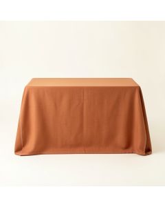 Pine Bluff Flat Bed Sheet - Terracotta (synthetic illustration; no displayed measurements)