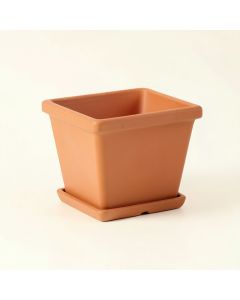 Flint Brook Empty Planter - Terracotta (synthetic illustration; no displayed measurements)
