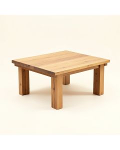 Heatherfield Solid Wood Coffee Table (synthetic illustration; no displayed measurements)