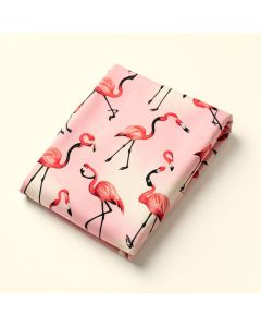Flamingo Birds Fabric (synthetic illustration; no displayed measurements)