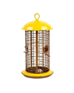 Steel Sunflower Decorative Bird Feeder