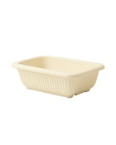 Spruce Bridge Empty Railing Planter With Integral Brackets - Ivory (synthetic illustration; no displayed measurements)