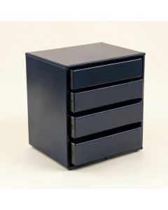 Glen Crest Small-Parts Storage Drawer Cabinet - Navy (synthetic illustration; no displayed measurements)
