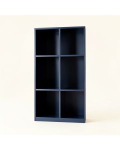 Ridge Crossing Freestanding Bookcase - Navy (synthetic illustration; no displayed measurements)