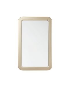 Holly Arc Framed Wall Mirror - Beige