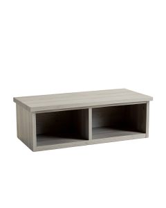 Shore Bend Shoe Storage Bench - Gray
