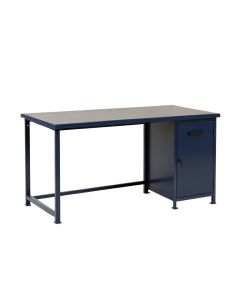 Dawn Bend Empty Workshop Workbench - Navy (synthetic illustration; no displayed measurements)