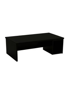 Oak Edge Desktop Monitor Riser - Black (synthetic illustration; no displayed measurements)