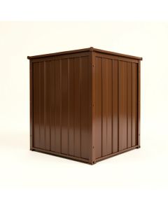 Outdoor 6 Ft. 6 In . W X 4 Ft. 11 In . D Metal Storage Shed (synthetic illustration; no displayed measurements)